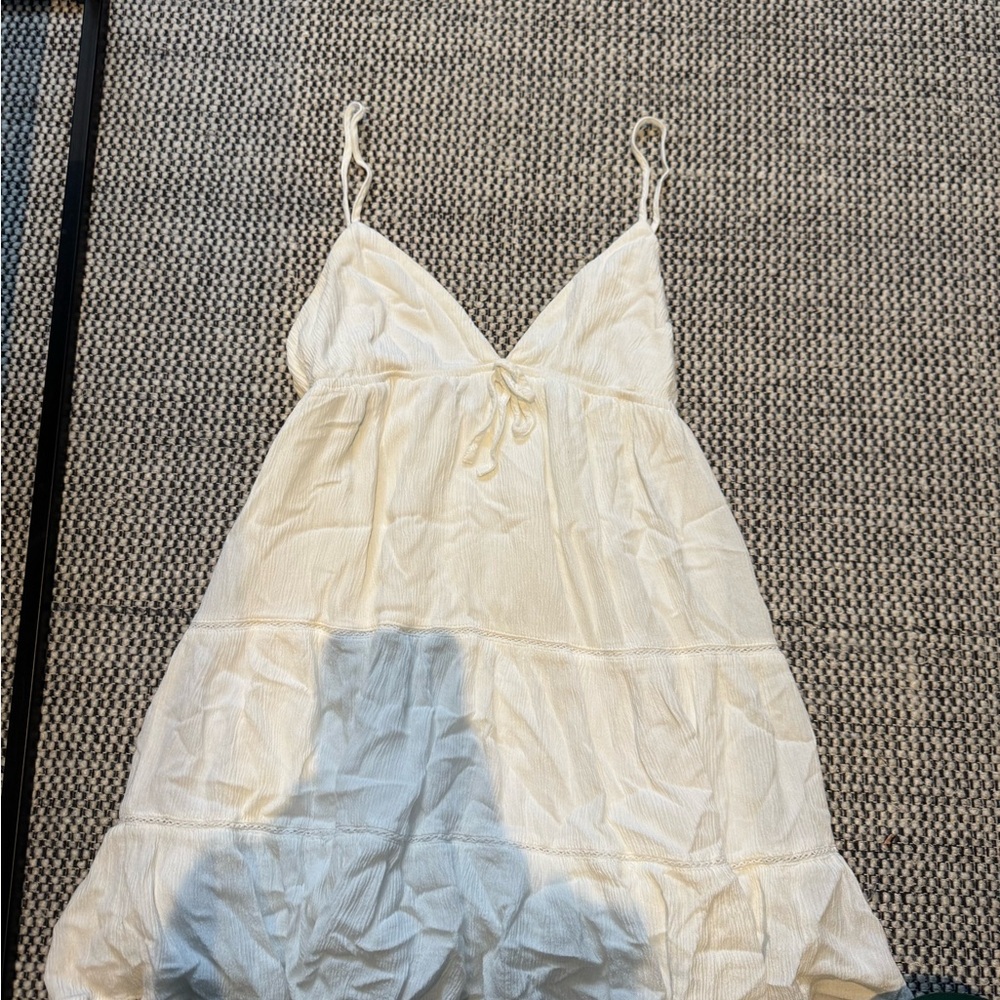 Elegant Cream Women's Dress
